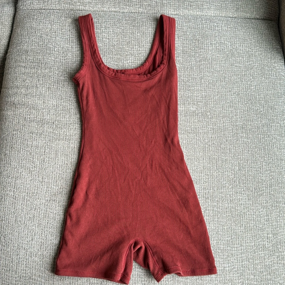 skims cotton ribbed onesie
